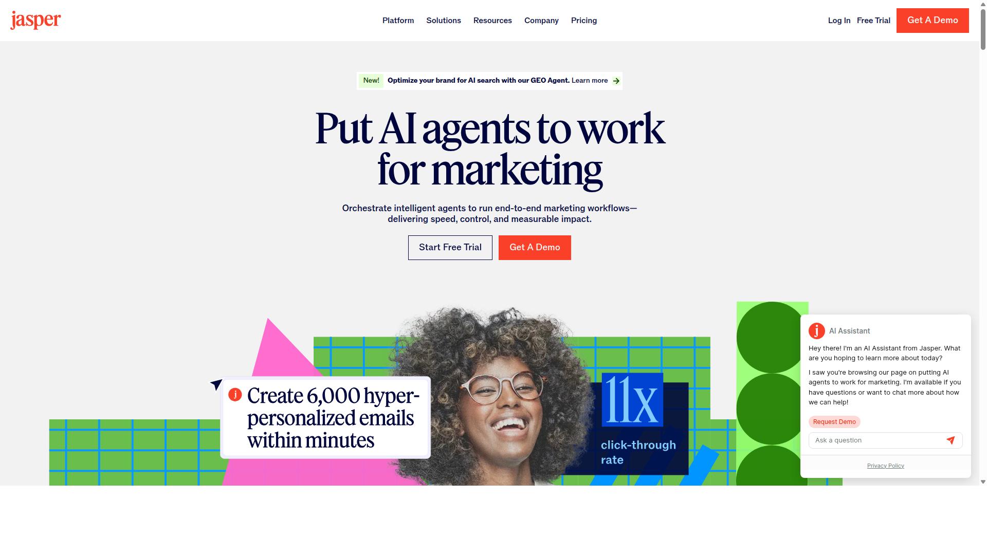 Jasper website