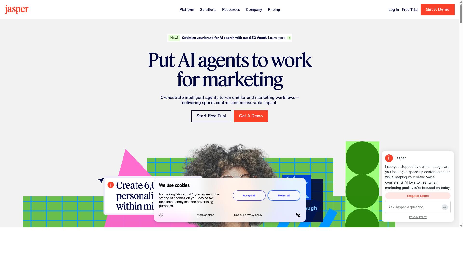 Jasper website